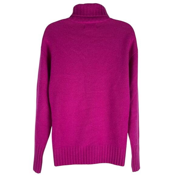 Naadam Luxe Cashmere Turtleneck Tunic Sweater Fuschia Pink Size XS - Picture 7 of 11